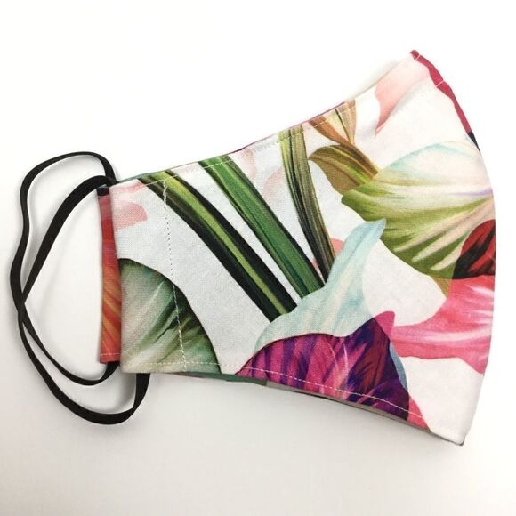 2/$15 - Flower Mask, Tropical Plants & Leaves Face Mask, Filti Filter - Picture 2 of 14